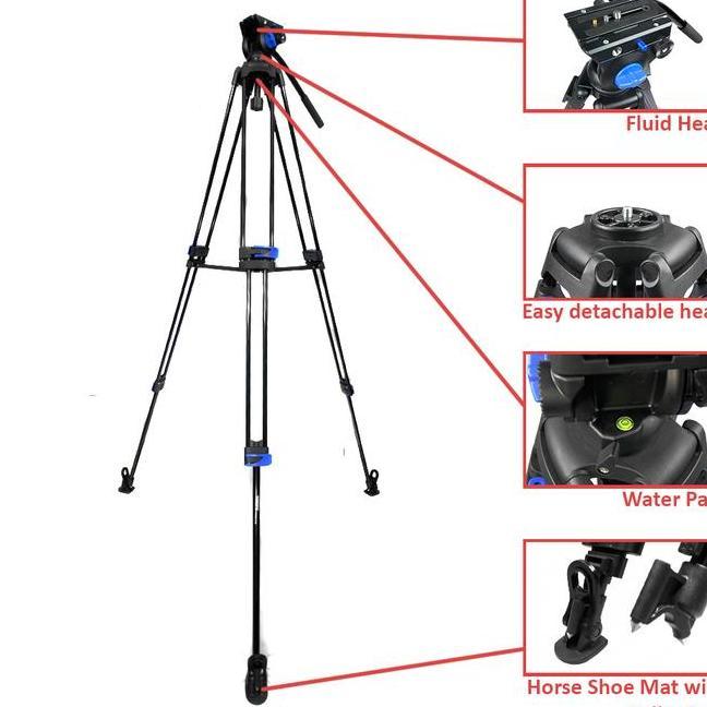Takara Hydro B18 Professional Video Tri With Fluid Head
