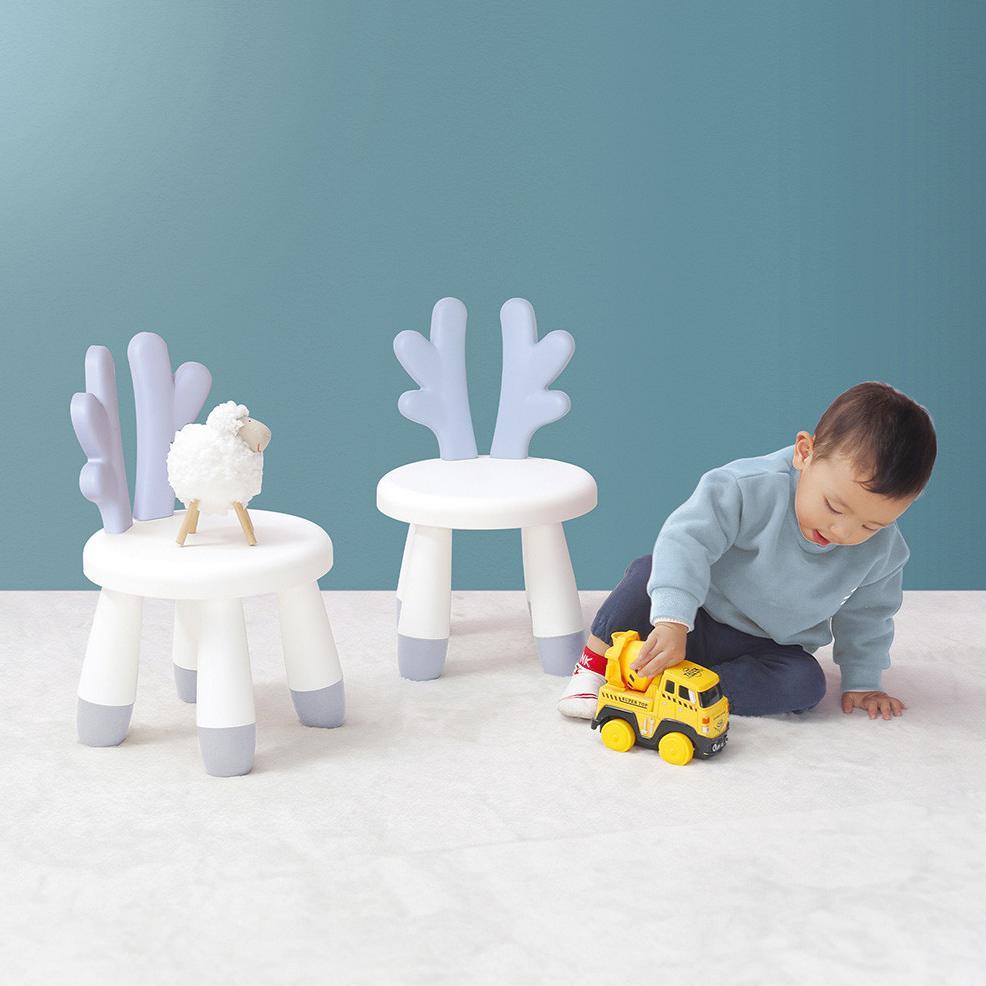 Promo Bulan Ini Informa Kira Kursi Anak Deer - Biru Pearl Tempat Duduk Anak Kids Chair Bangku Sandar