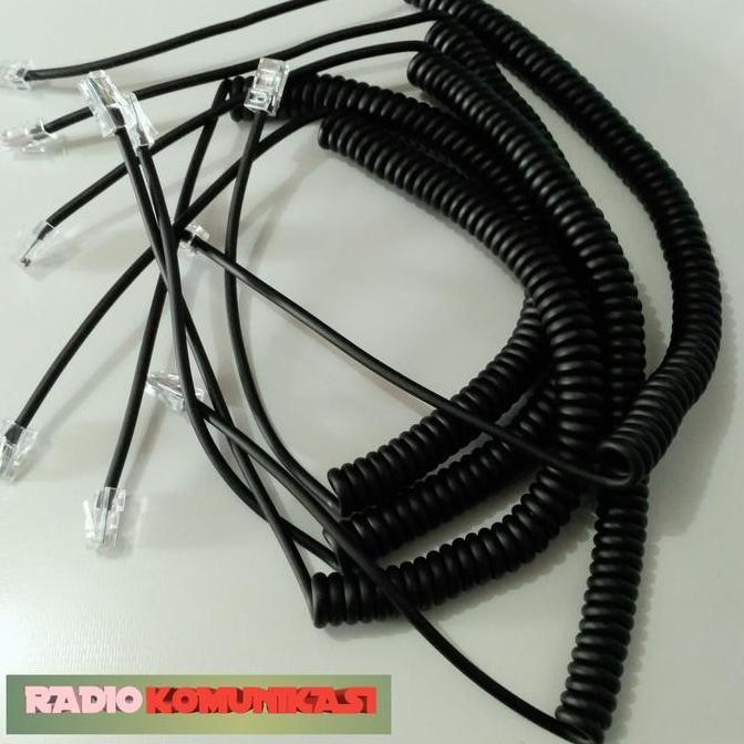 Lansung- Kabel Sepiral Mic Rig Icom Ic 2300-2100-2200