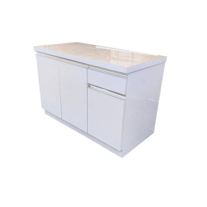 Meja island top granit tile / meja kompor / kitchenset dapur / lemari dapur