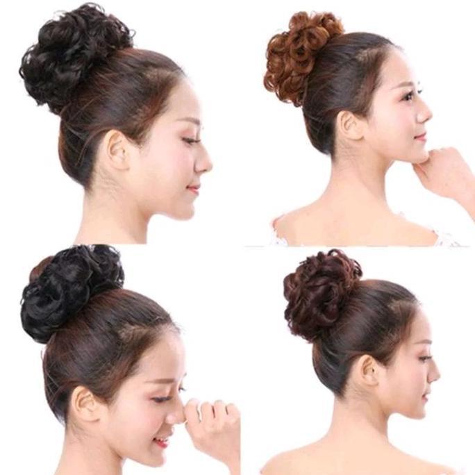 TERLARIS!! WCEPOL RAMBUT PALSU HAIR SINTETIS KONDE IKAT RAMBUT PALSU KARET RAMBUT