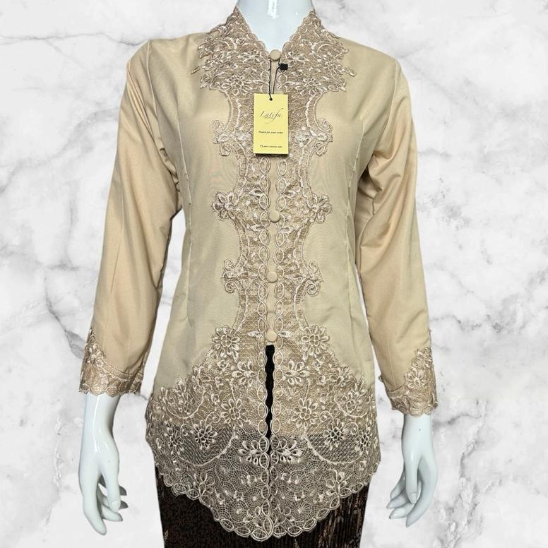 ELVARACONCEPT KEBAYA ENCIM BORDIR SENADA / KEBAYA BORDIR / KEBAYA ENCIM MODERN / KEBAYA WISUDA PREMI