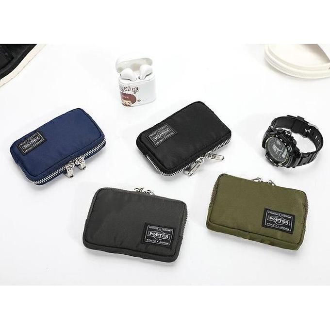 PORTER Yoshida Wallet Coin Purse Dompet Mini Simple Pouch Bag Key Waterproof KS