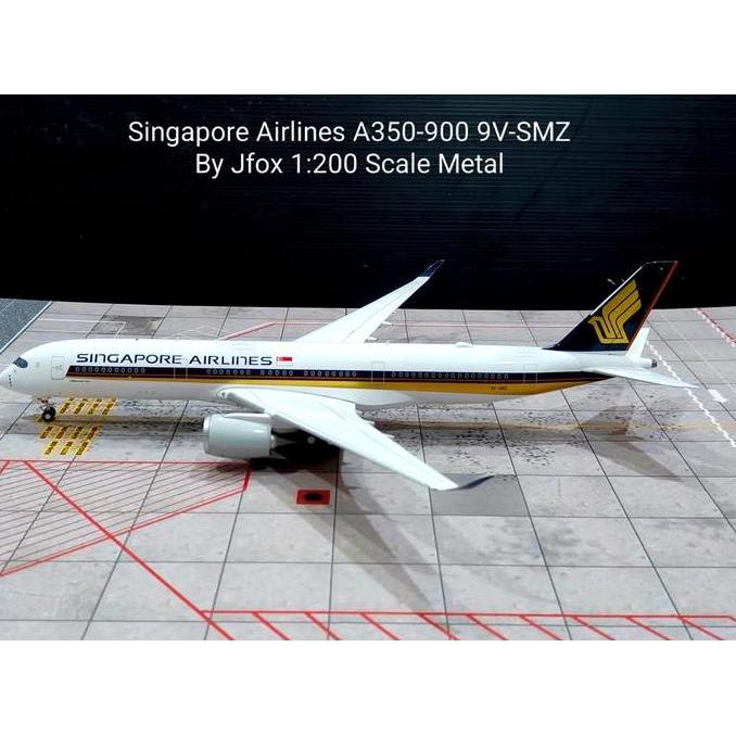Singapore Airlines A350-900 9V-SMZ By Jfox 1:200 Scale