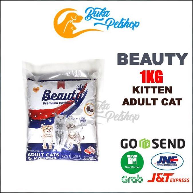 Dobutsu- Beauty Cat 1Kg Makanan Kucing Beauty Cat 1Kg Premium
