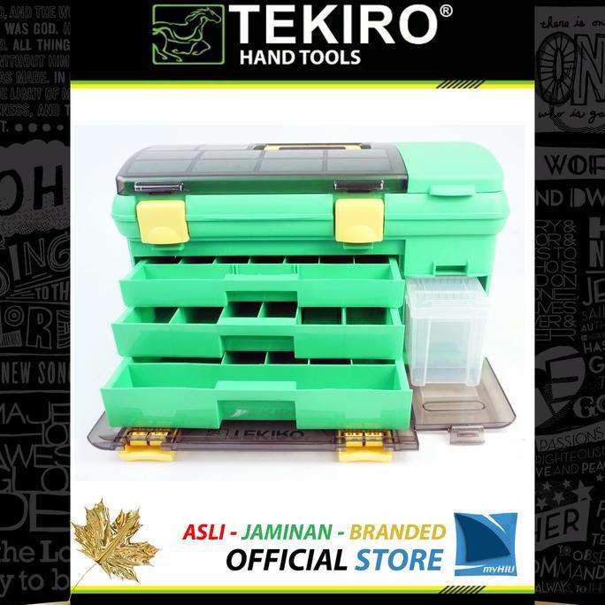 Tempat Menyimpan Kunci / Pancing / Baut Serbaguna 530 x 300 x 310 mm 5 Laci / Tool Box Cabinet Plast