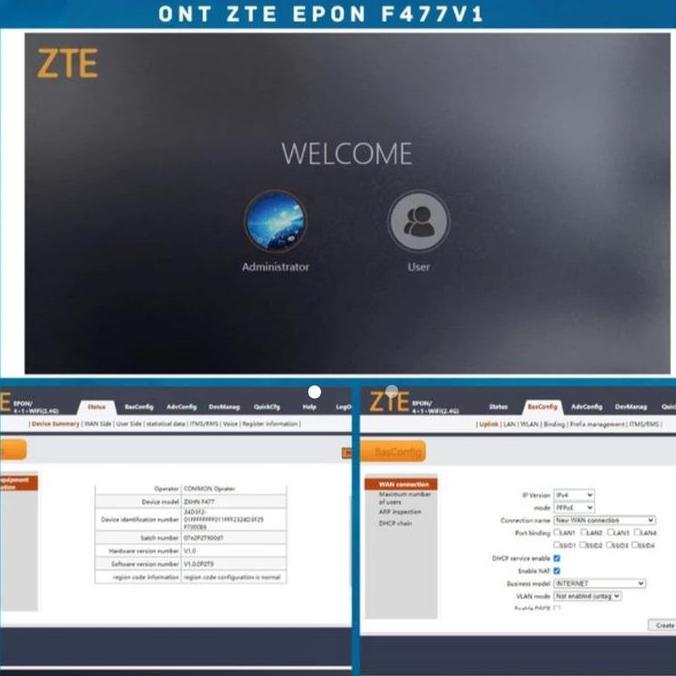 Ready Routerrrr ONT ZTE F477 V1