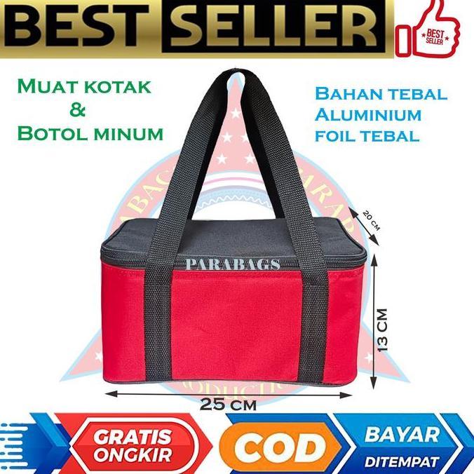 Disposizioni- Tas Bekal Makanan D300 Import Full Lapis Aluminium Foil Tebal Tahan Panas/Dingin Pria 