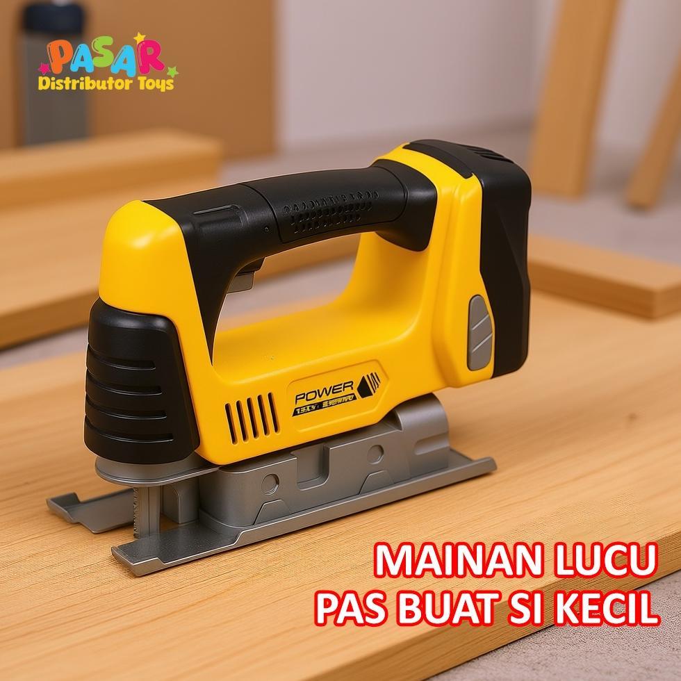 Terlaris Mainan Anak Xts-3056 Curve Saws Power Tools Mainan Gergaji Listrik Elektrik Power Tools Toy