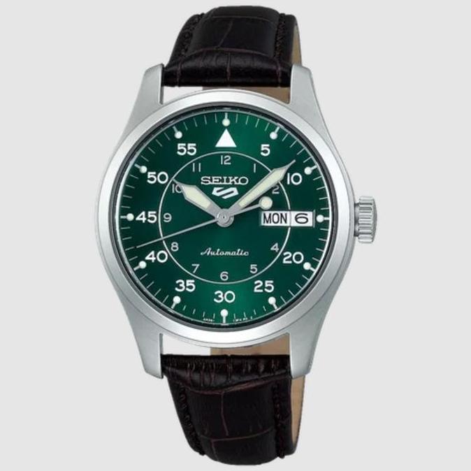 Seiko 5 SPORT Automatic Jam Tangan Pria Kulit Hitam SRPJ89K1 Original