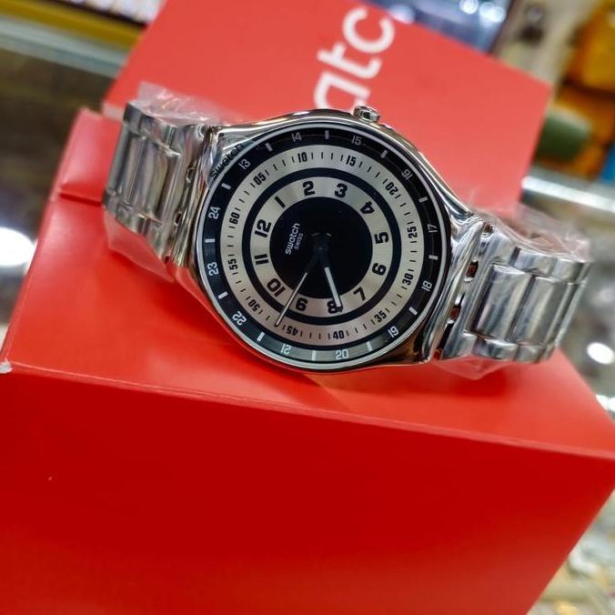 Jam Tangan Pria SWATCH Irony SS07S121G RINGS OF IRONY Original MAP
