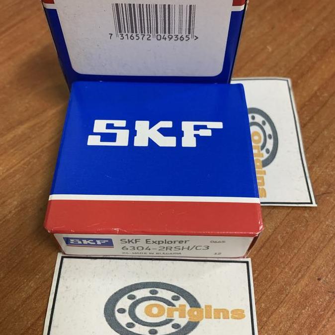 BEARING 6304 2RS C3 SKF ORIGINAL 6304-2RS1/C3