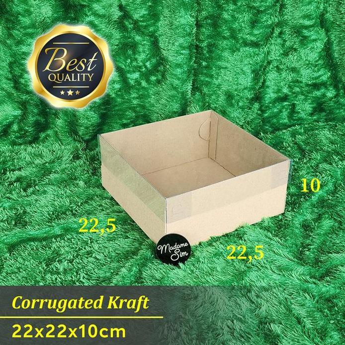 BOX MIKA - DUS KUE - KOTAK CAKE - KARDUS 22x22x10