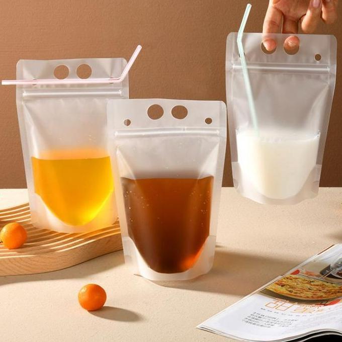 100pcs Standing Pouch Minuman 500ml Serbaguna Pouch Standing Minuman
