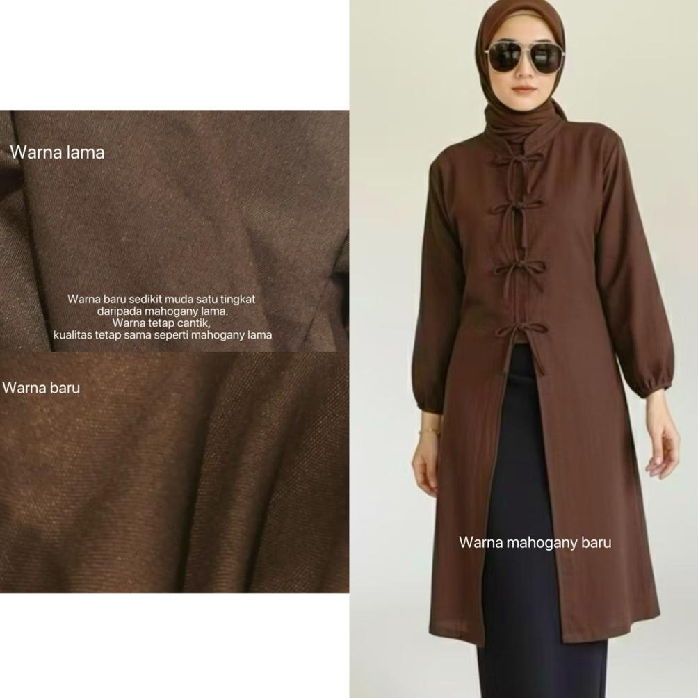 TERBARU Sorai Long Tunik/ katun poplin ( Edisi Lebaran )