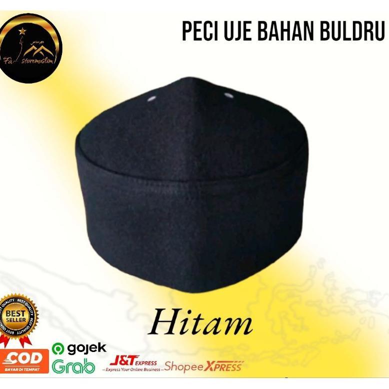 Favorit Peci Uje / Peci Mesir / Peci Polos / Peci Putih Peci Polos Hitam Kopiah Songkok