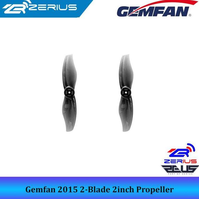 TERLARIS GEMFAN 2015 2INCH 2-BLADE 1MM SHAFT PROPELLER