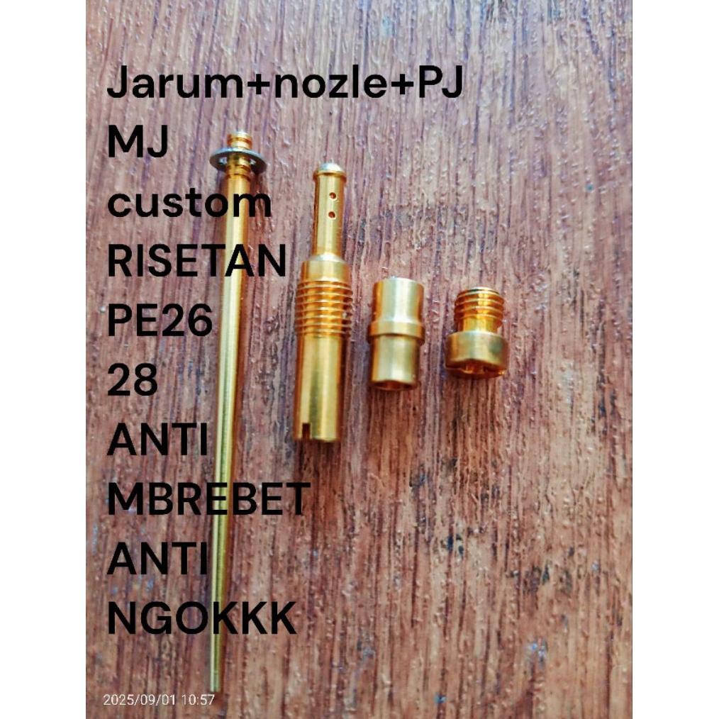 ARVESSACORNER ANTI NGOK/MBREBET JARUM NOZZLE MODIF KARBURATOR PE28, PE26, PE24 HEMAT