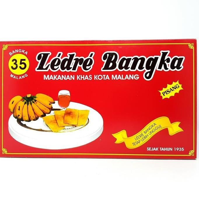 35 LEDRE BANGKA ISI 5 PAK X 10 LEMBAR | KRIPIK PISANG OPAK KHAS MALANG