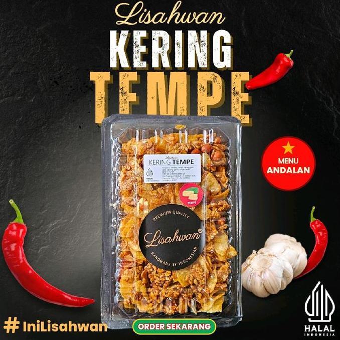 KERING TEMPE LISAHWAN. berat 400gr, Keripik lauk pauk