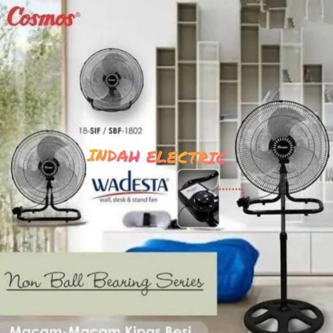 TERLARIS KIPAS ANGIN COSMOS TORNADO 18" 3IN1 SBF 1802 / SBF 1802 TERBARU
