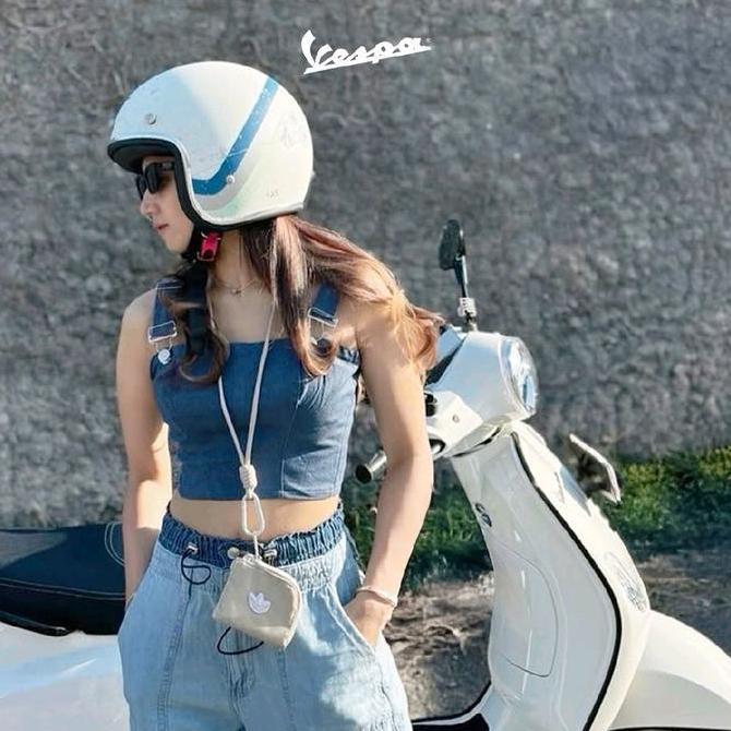 Helm Vespa Original Helmet Vespa Heritage Bianco