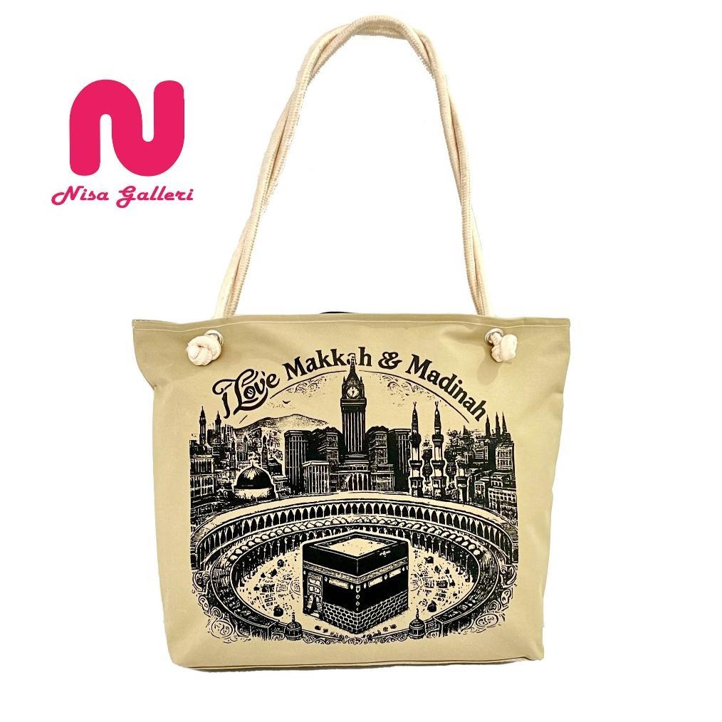Diskont Nisa Galleri Tas Totebag Wanita Untuk Oleh Oleh Umroh Dan Haji