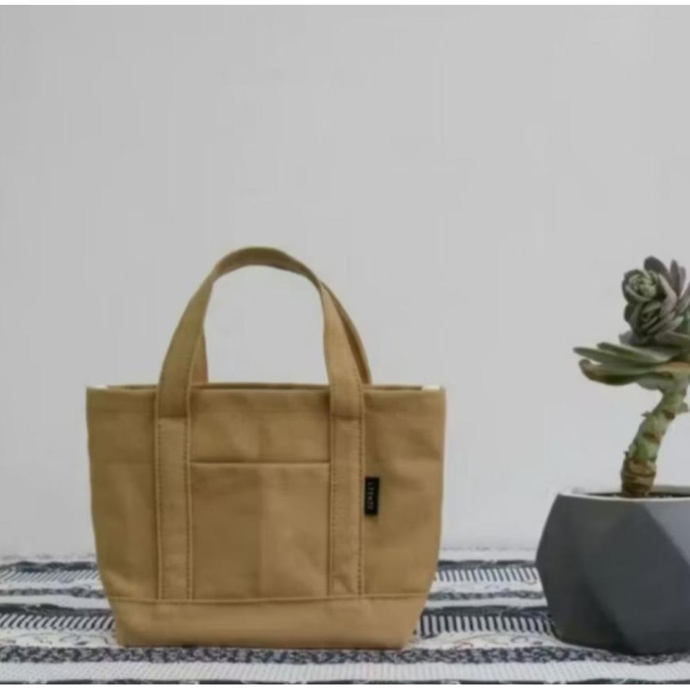 Murah Tote Bag Wanita Totebag Kanvas Polos Mini Tas Bahu Wanita Remaja Kekinian