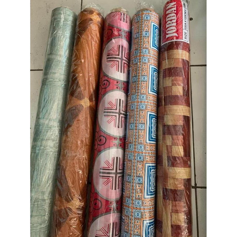 SUPER HEMAT - karpet lantai PVC ROLL karpet plastik karpet rollan karpet meteran taplak meja(1 ROLL)