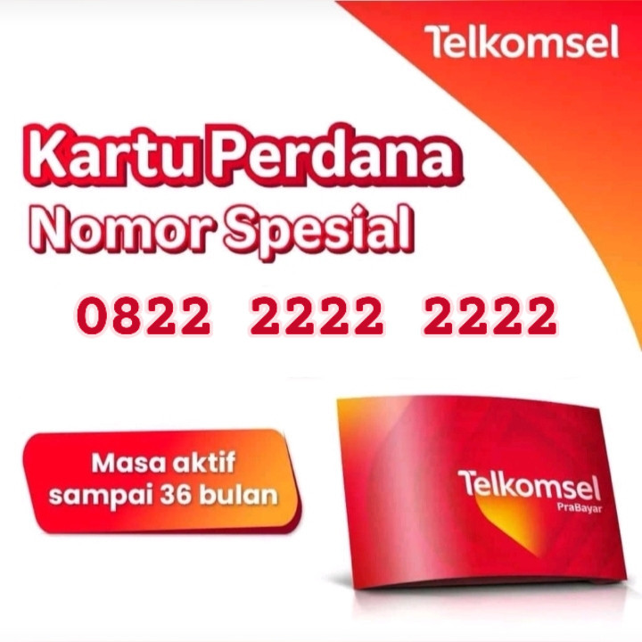 KARTU PERDANA TELKOMSEL NOMORNYA CANTIK ADA BONUS KUOTA 55-100GB