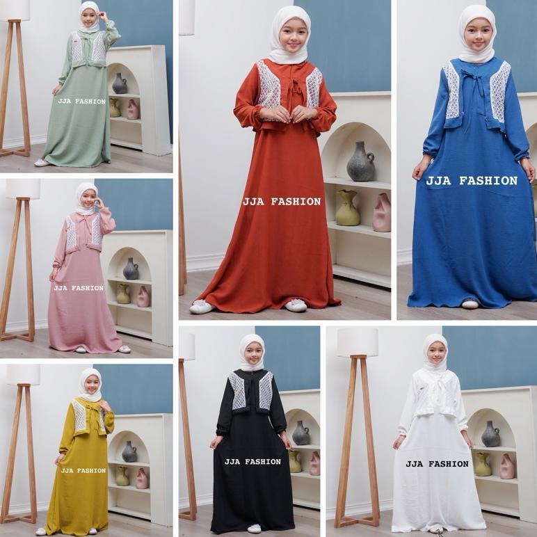 Mulus Gamis Anak Tanggung Gamis Remaja Gamis Anak Perempuan 3-14 Tahun Gamis Anak Putihbaju Gamis An