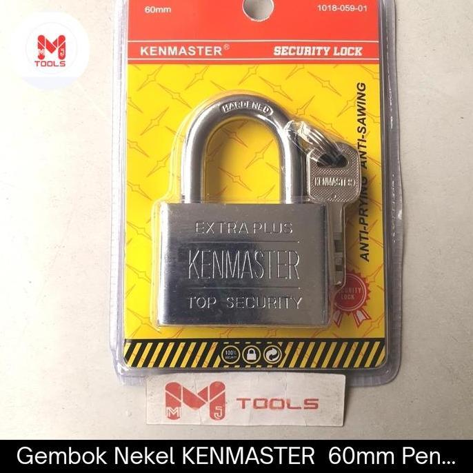 Gembok Nekel KENMASTER 60mm Pendek - KENMASTER Gembok Stainless - Gembok Anti Maling - Gembok Pagar 