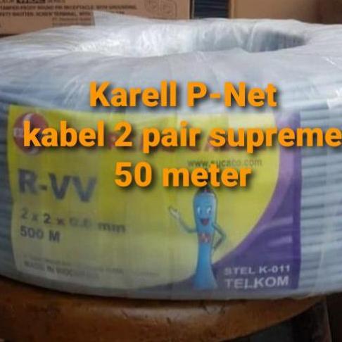 kabel itc 2 x 2 x 0,6 mm supreme @50 meter / supreme 2 pair @50 m