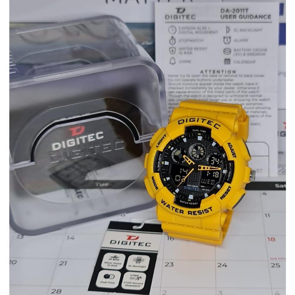 HOT Jam Tangan Pria ORI DIGITEC DG 2011 / DG-2011T / DG 2011T / DA 2011 Original Watch Digital Anti 