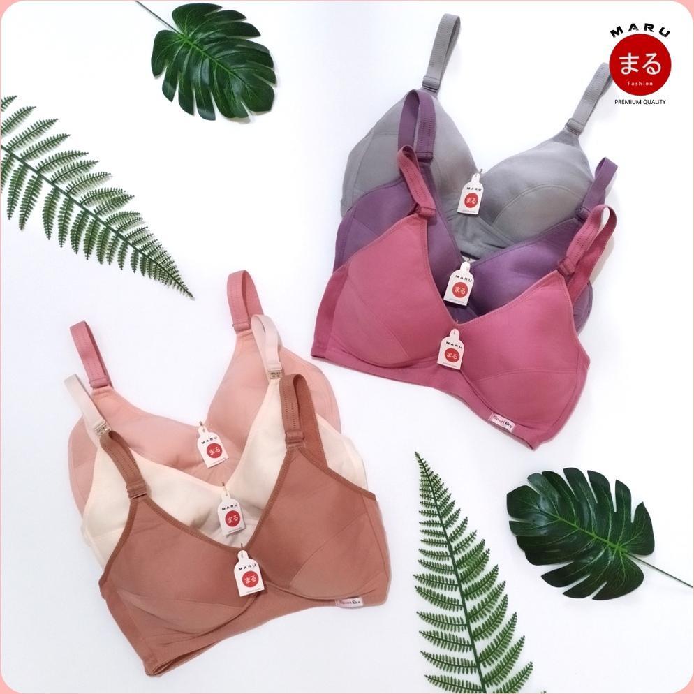READY STOCK 3 pcs & 6 pcs SPORT BRA WANITA BH CEWEK Jumbo Lusinan Cup Besar (50 52 54) || BH Sport J