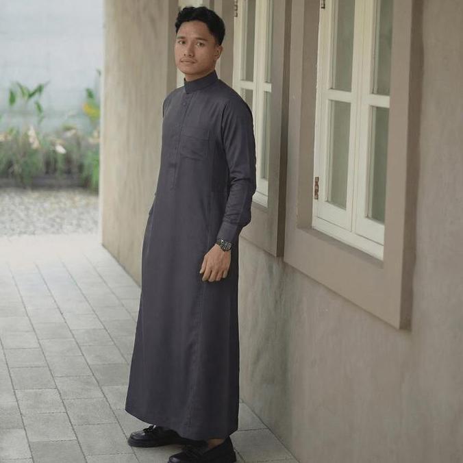 Louzman Azhar Thobe / Tub / Gamis / Jubah Slimfit Dewasa