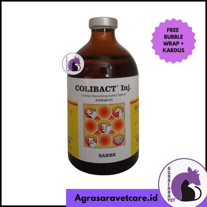 Colibact Inj 50 ml - Obat Hewan Ternak