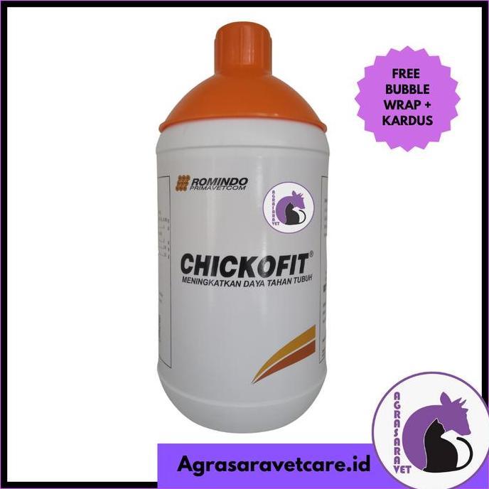 CHICKOFIT 1 Liter ( atp mineral b12 cair ) sumber kekuatan hewan
