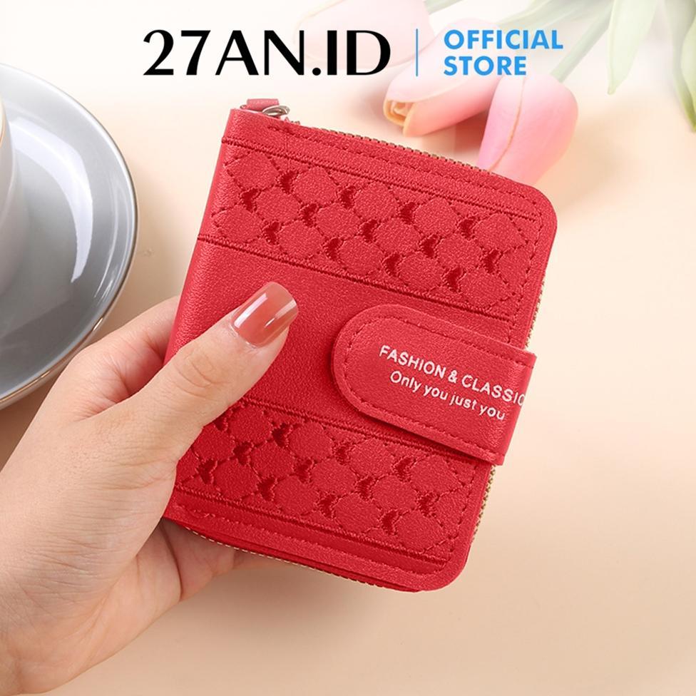 PAKET HEMAT (27AN.ID) Dompet Lipat Wanita 816 Dompet Kartu / Dompet Koin / Dompet Lipat Dompet mini 
