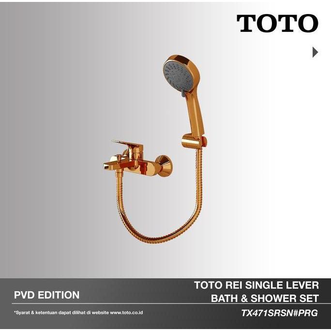 TOTO ROSE GOLD  Hand Shower Set / Shower Mandi TX471SRSN