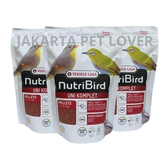 NUTRIBIRD UNI KOMPLET 250 gram PAKAN PLECI KALENG PENYOK