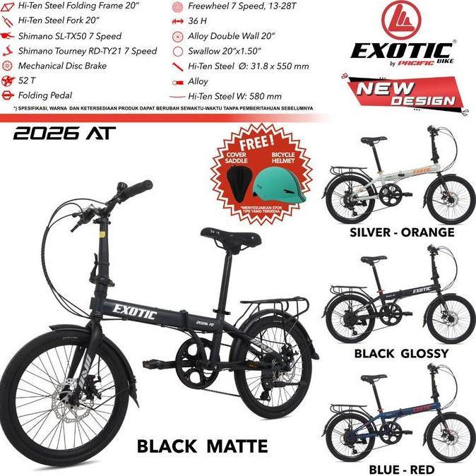Sepeda Lipat 20"Exotic 2026 AT By Pacific