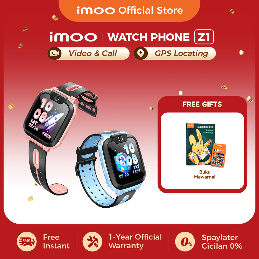 imoo Z1 Kids Watchphone Z1 Anak  Kids Smartwatch Tracking Locating Jam HP Tangan Pintar dengan Kamer