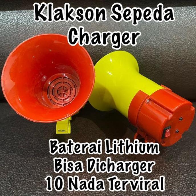Telolet Basuri Sepeda Anak / Klakson Sepeda Charger Mainan Klakson Telolet Sepeda Anak