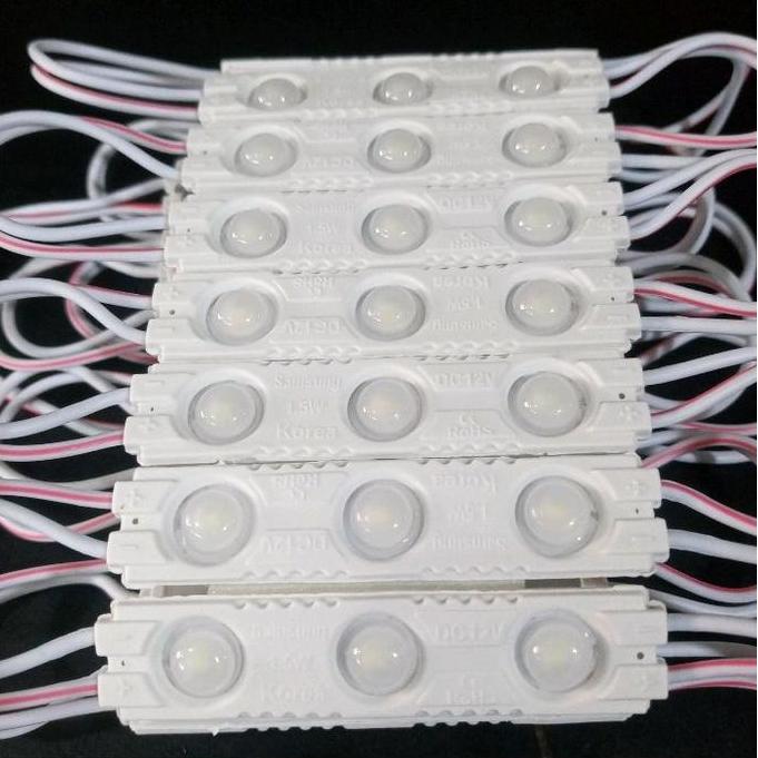 lampu led 3 mata samsung 12V 1.5W cahaya putih