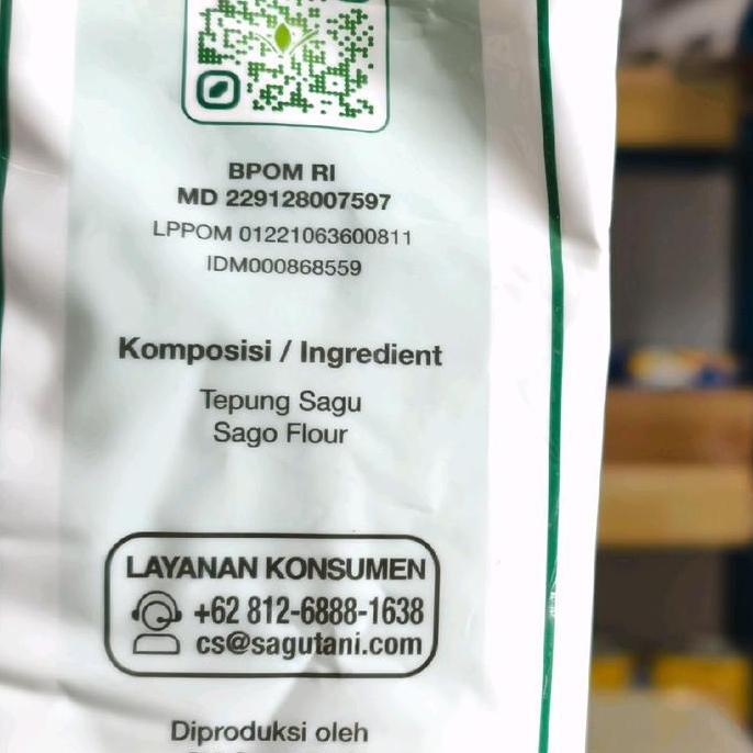 Ready Sagu Tani Bogor 500Gr / Tepung Sagu Tani 500Gr