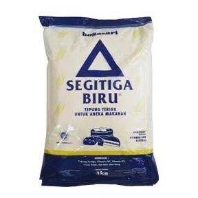 Ready Tepung Terigu Segitiga Biru 1 kg / 1000gr / 1 kilo Serbaguna Bogasari