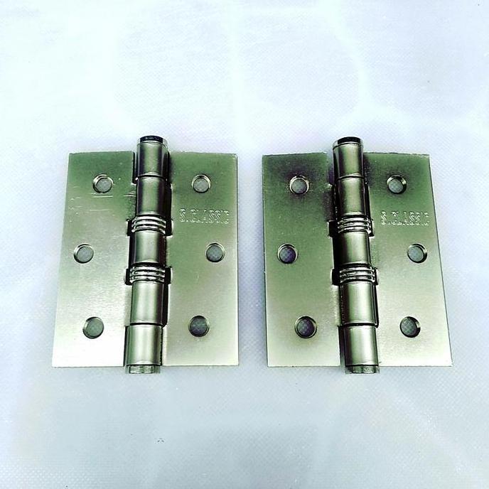 Engsel Pintu-Jendela 3 Inch Clasic/Engsel Pintu Tebal 3" 7,5 cm Silver