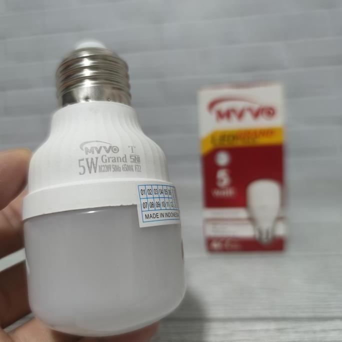 MYVO GRAND LAMPU LED T BULB CAPSULE 5W 5 WATT BOHLAM BERGARANSI