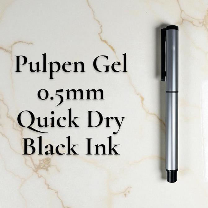 KOLBUNE Kaco Pena Pulpen Gel 0.5mm TUBE Roller Quick Dry Black Ink 1 PCS